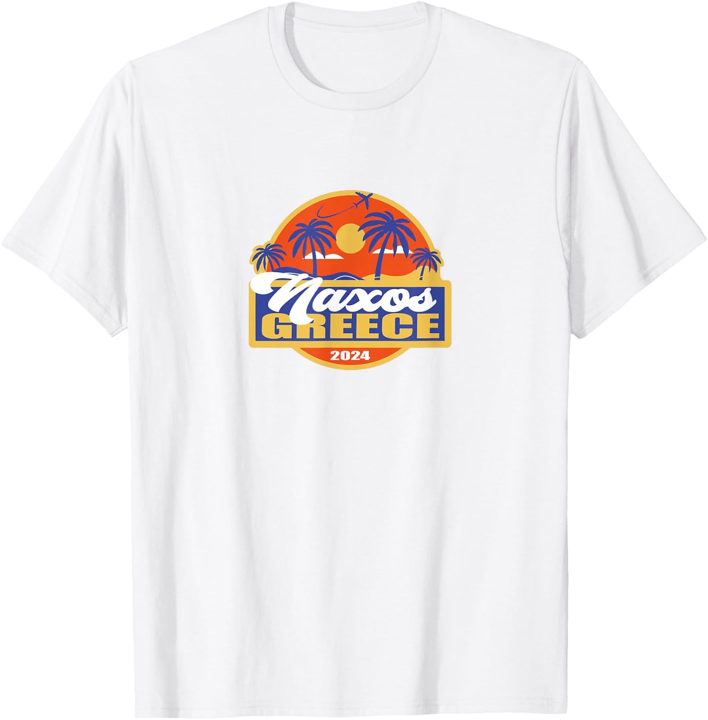 Naxos Greece Holiday 2024 Greek Islands Vacation Family T-Shirt - T-Shirt | White