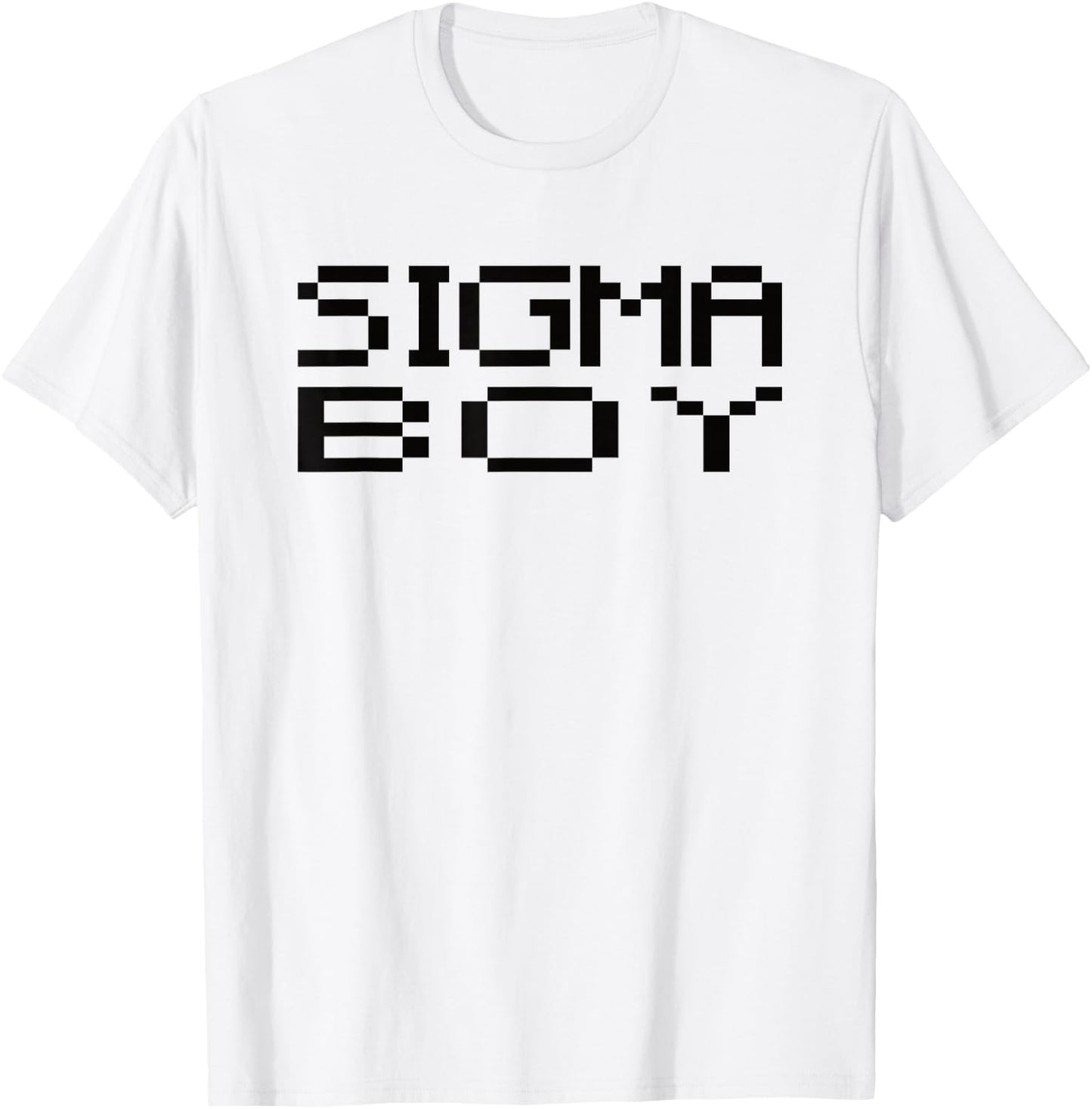 Sigma Boy – Sigma Design Trendy Motivational Men's , grey, S T-Shirt - T-Shirt | White