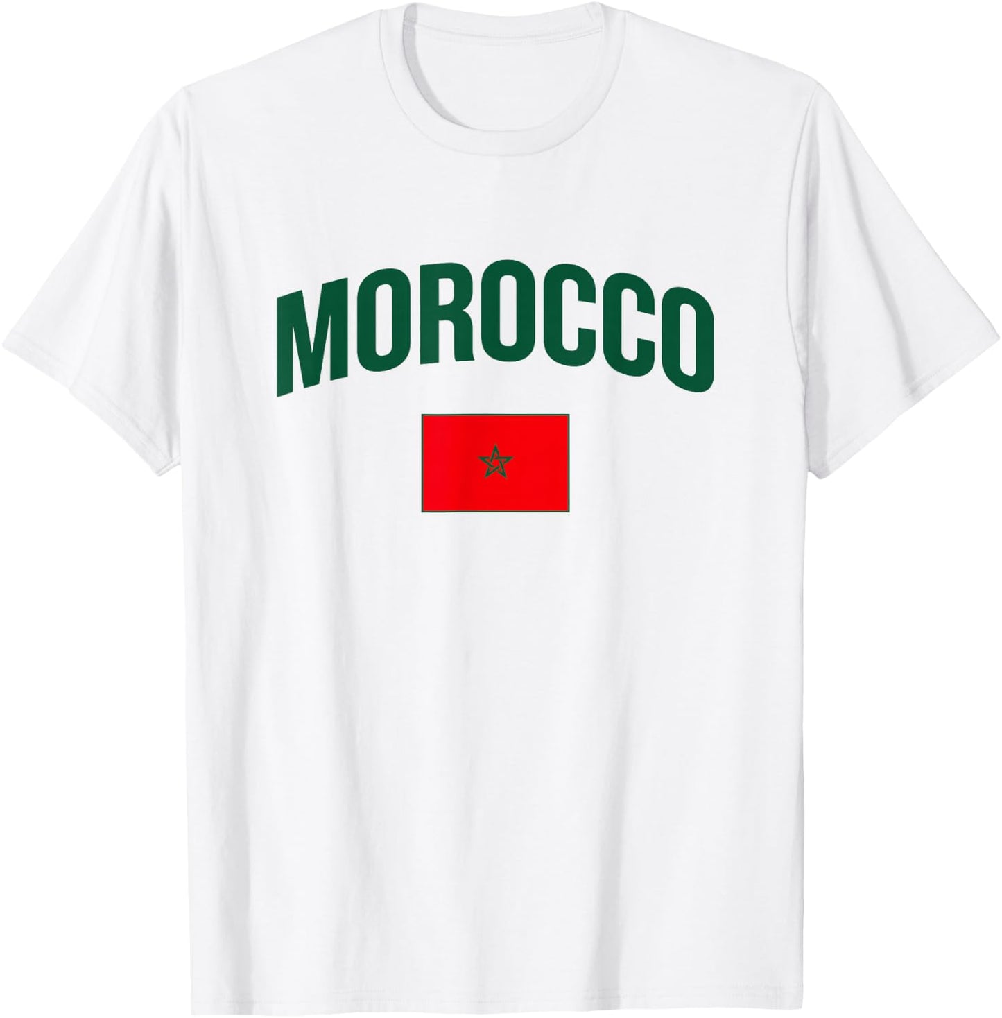 Morocco - Flag of Morocco - Classic T-Shirt - T-Shirt | White