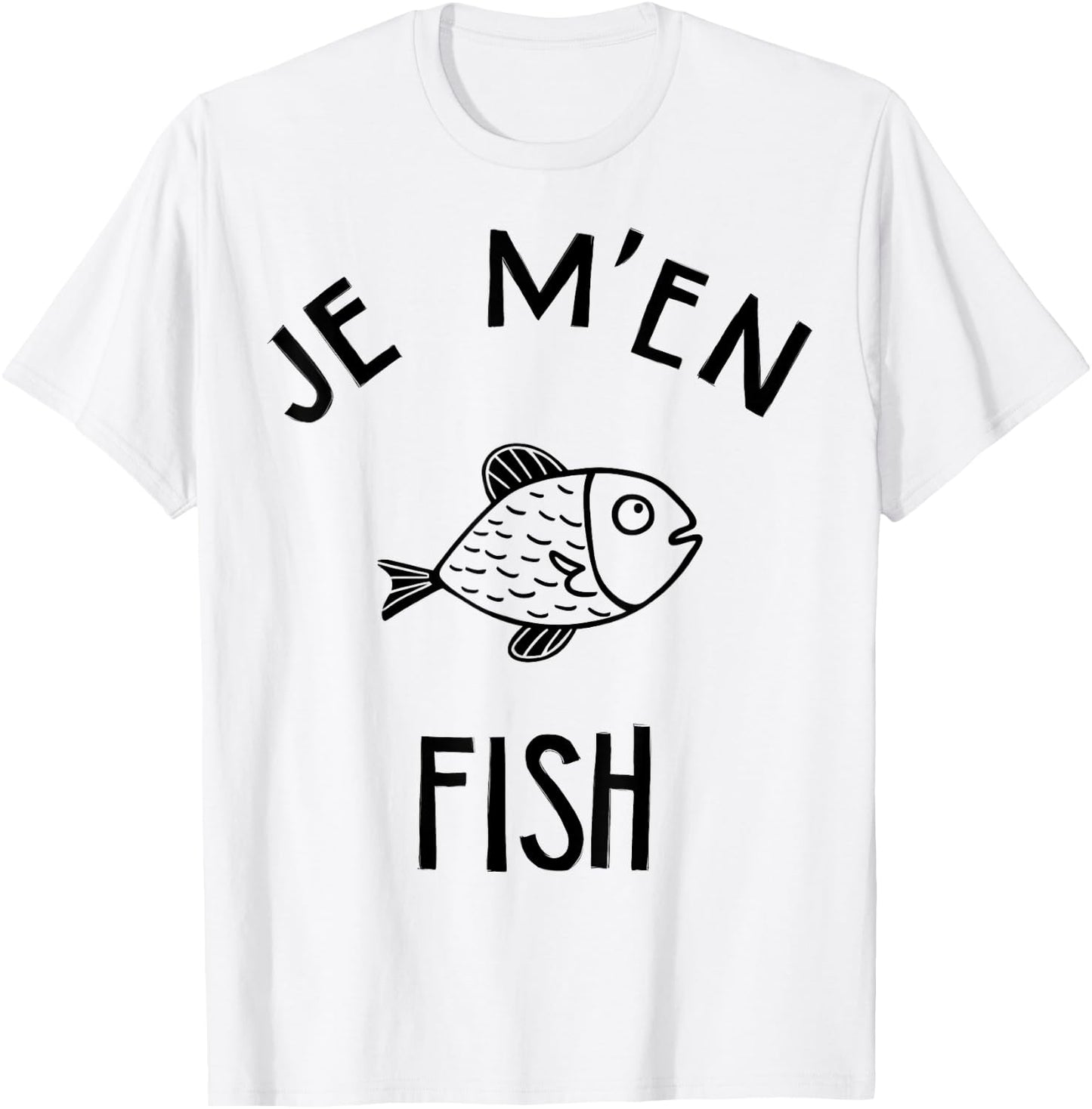 Je M'en Fish , white, S T-Shirt - T-Shirt | White