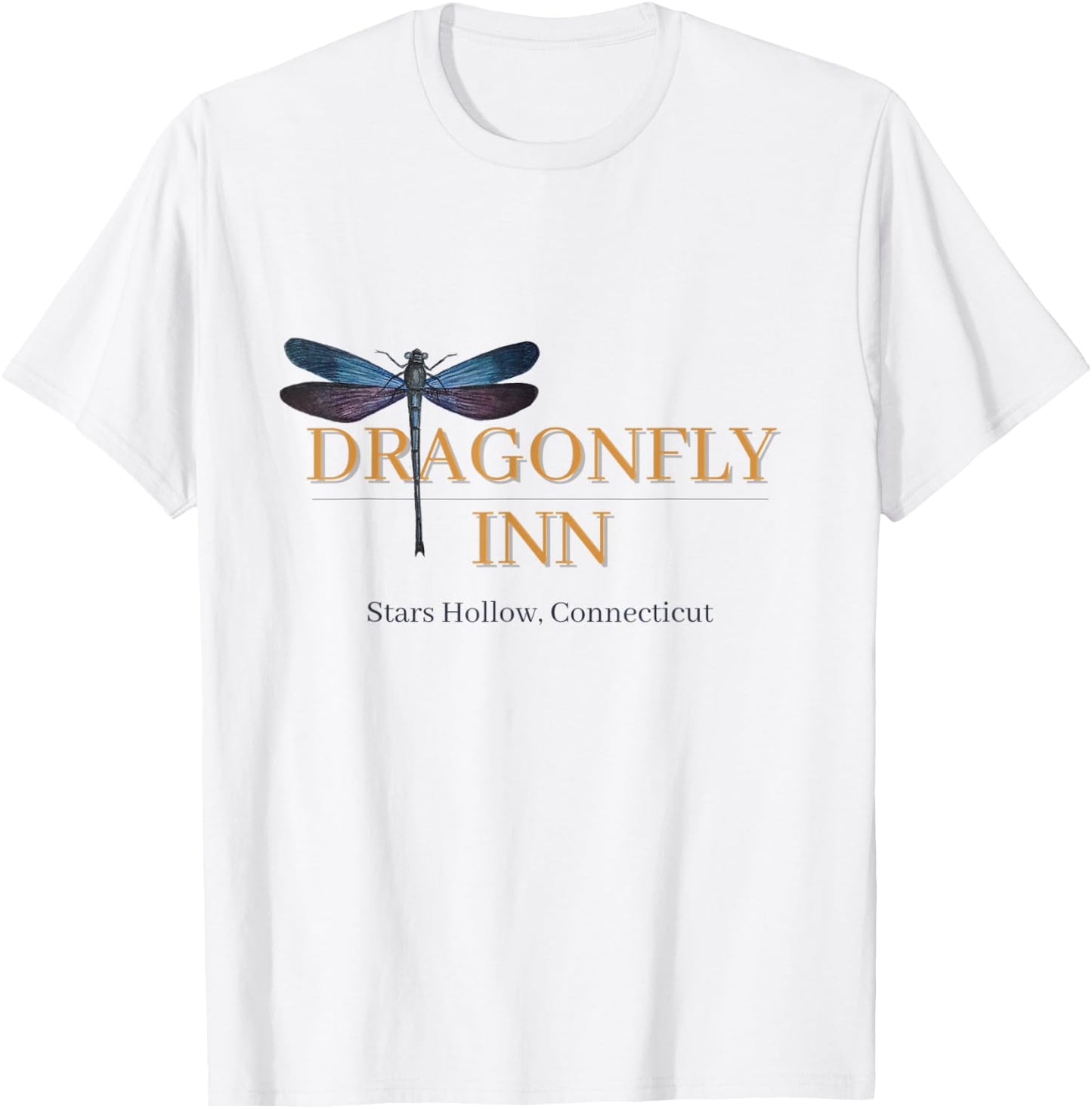 Dragonfly Inn Stars Hollow CT Cute, Funny T-Shirt - T-Shirt | White