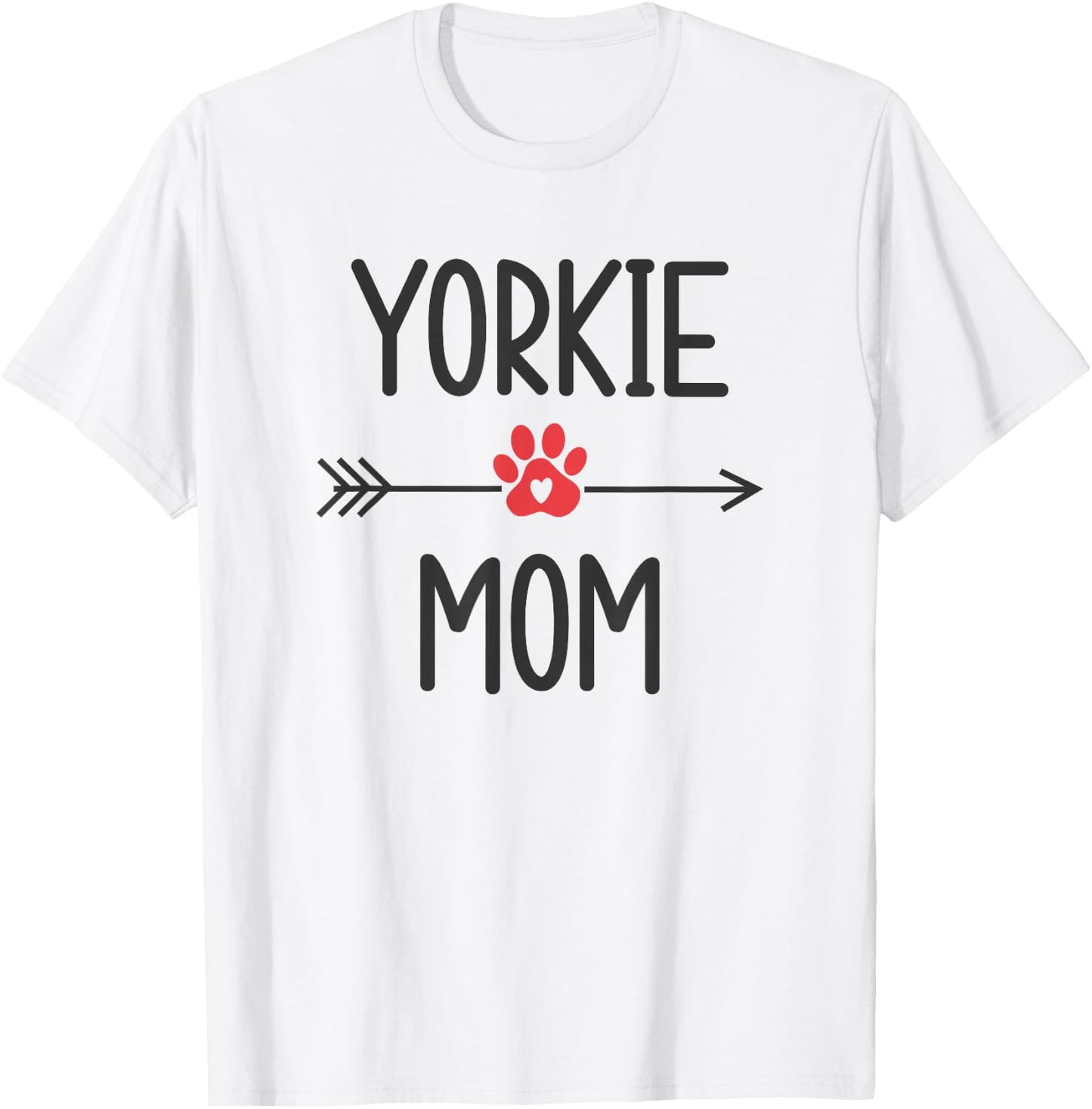 Yorkie Mom Yorkshire Terrier Dog Lovers Gift Women Yorkie T-Shirt - T-Shirt | White