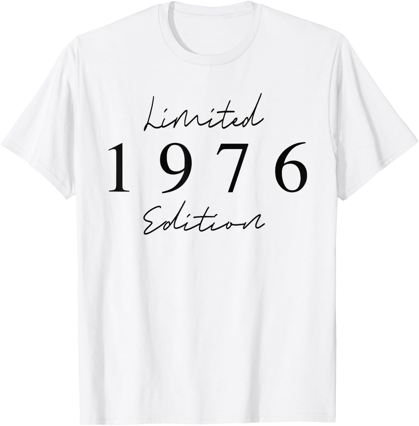 Limited Edition 1976 Birthday 1976 Born 1976 Vintage , blue T-Shirt - T-Shirt | White