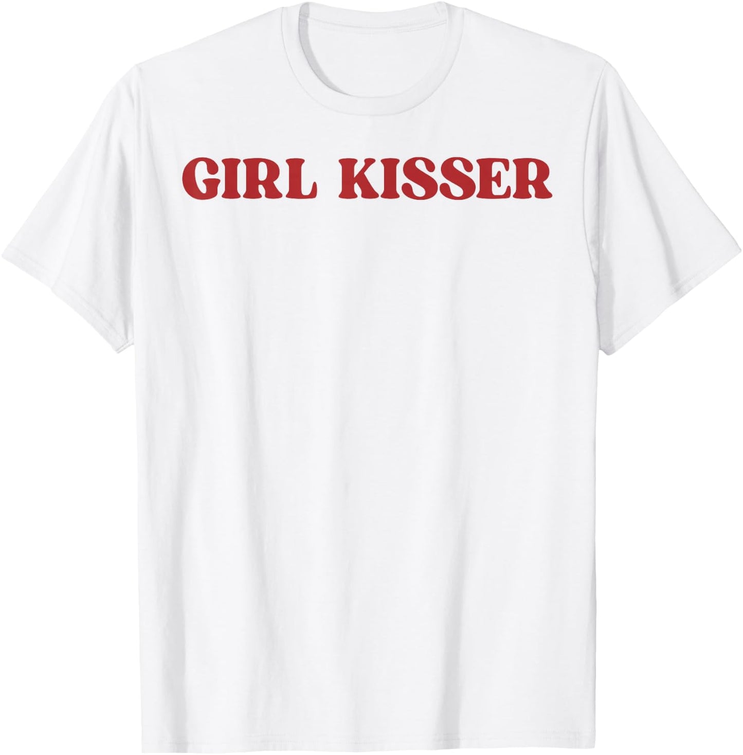 Girl Kisser Lesbian LGBT Gay Bisexual Trans Pride Pansexual T-Shirt - T-Shirt | White