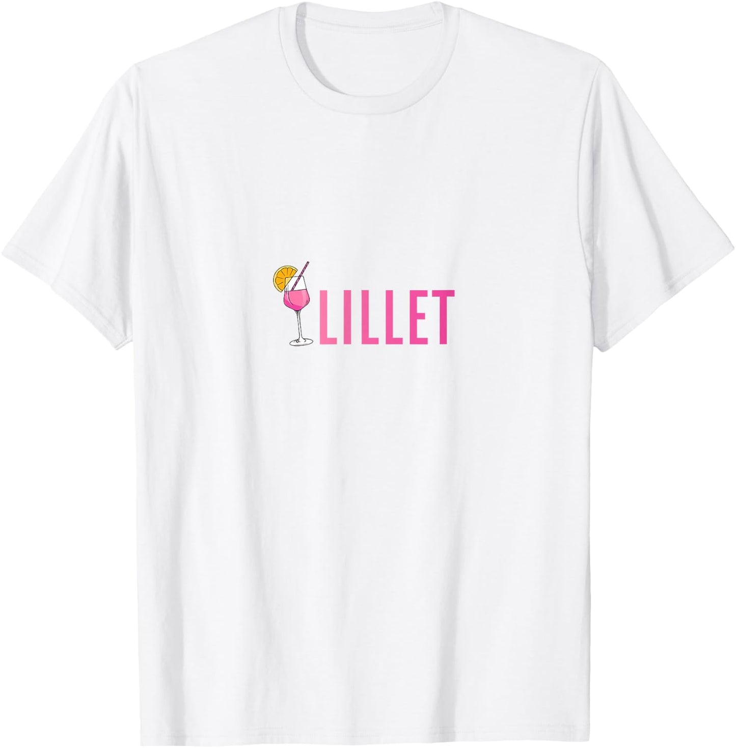 Wein & Lillet Gönner Sommer Alkohol Lillet , Men & Women, Adult, Short Sleeve , White, S, Small T-Shirt - T-Shirt | White
