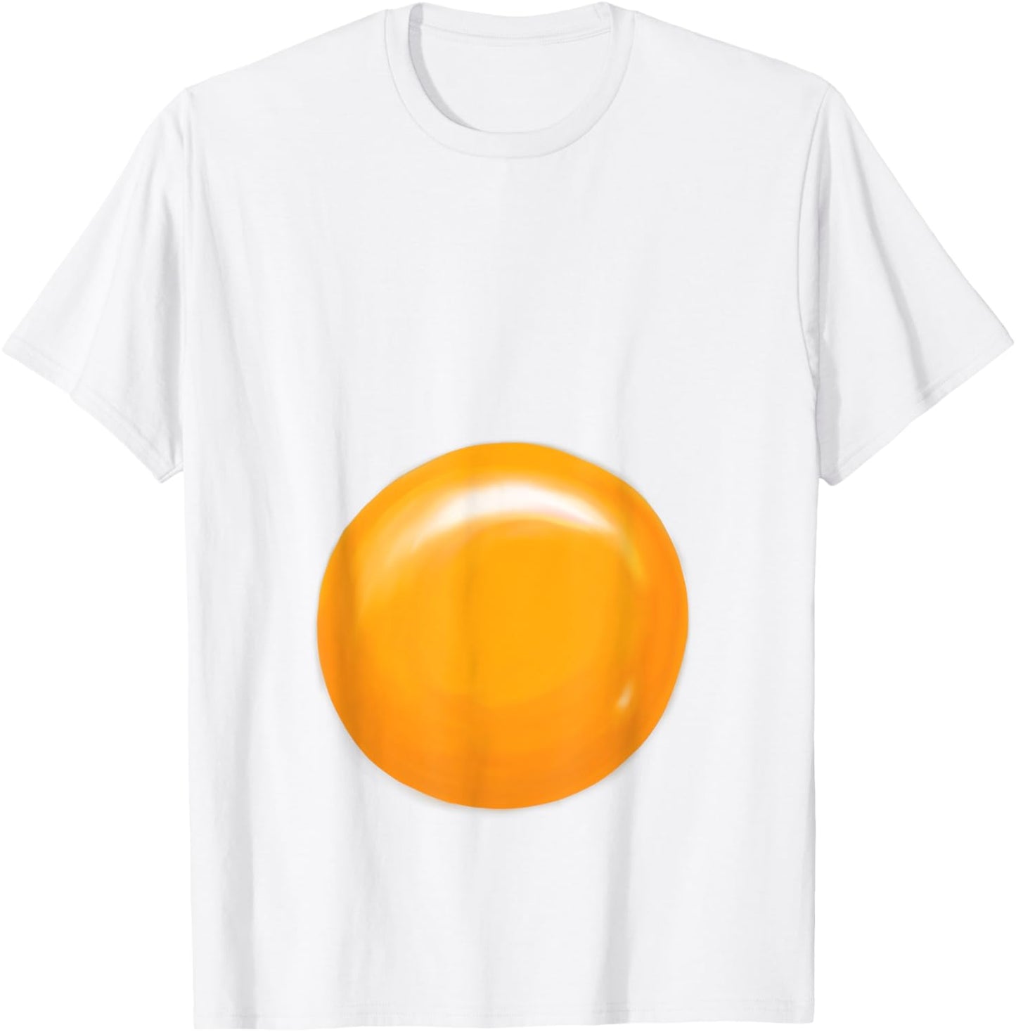 Fried Egg Halloween Costume Shirt - Egg Yolk T-Shirt - T-Shirt | White