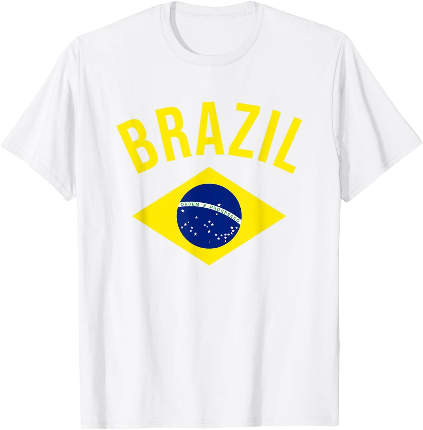 Brazil Brasil fan Brazilian outfit T-Shirt - T-Shirt | White