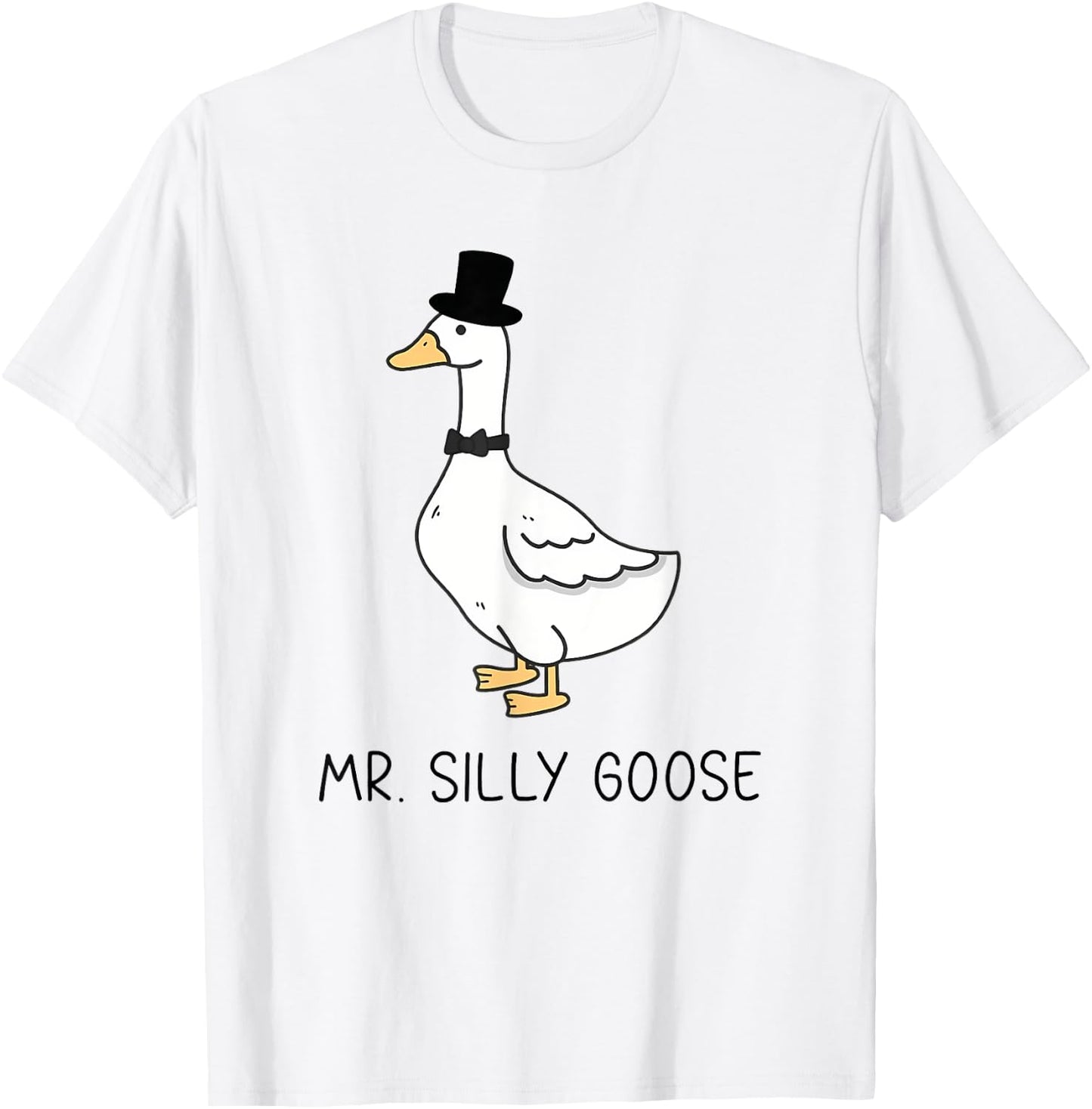 Mr. Silly Goose Couple Matching Wedding Funny Men T-Shirt - T-Shirt | White