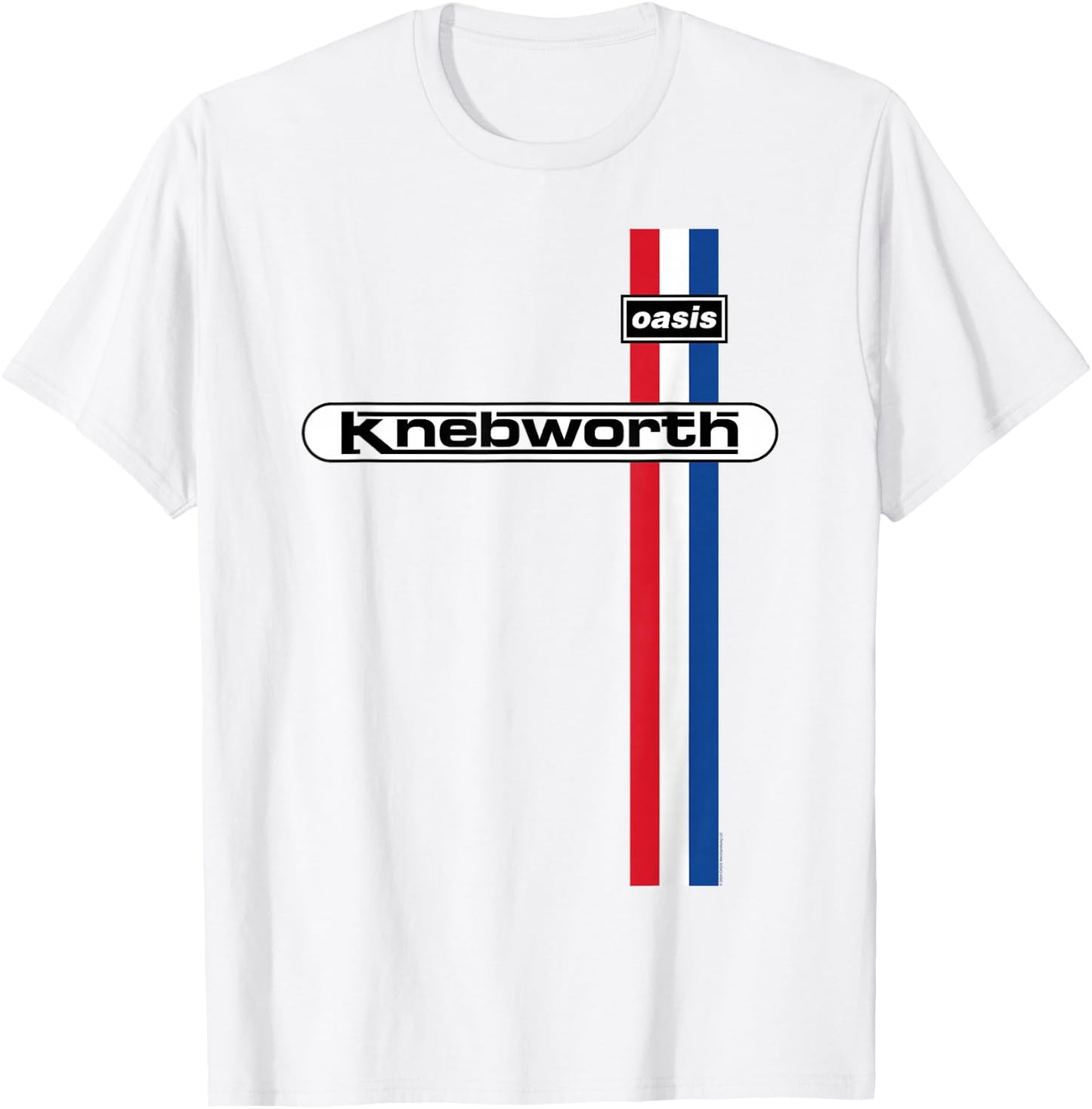 Oasis Knebworth In White , white, S T-Shirt - T-Shirt | White