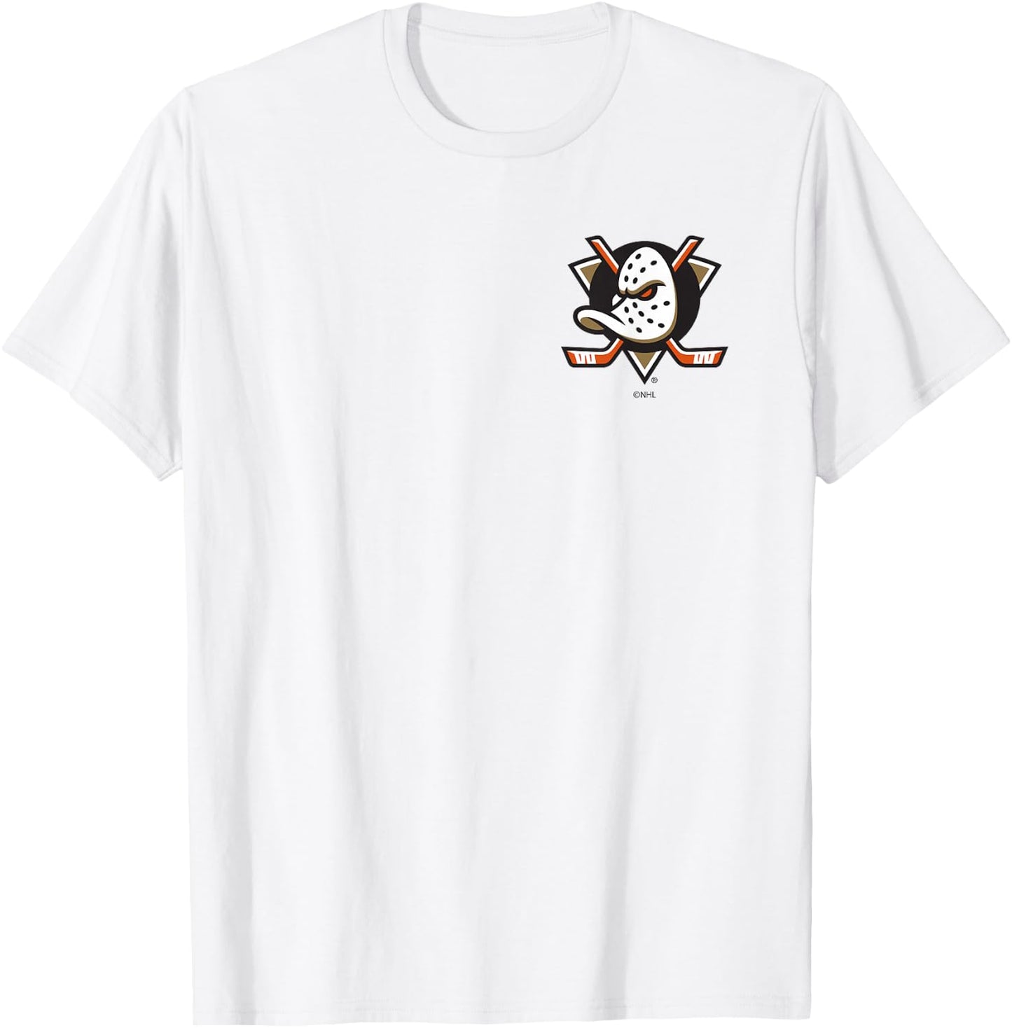 Anaheim Ducks Support Gray Officially Licensed T-Shirt - T-Shirt | White