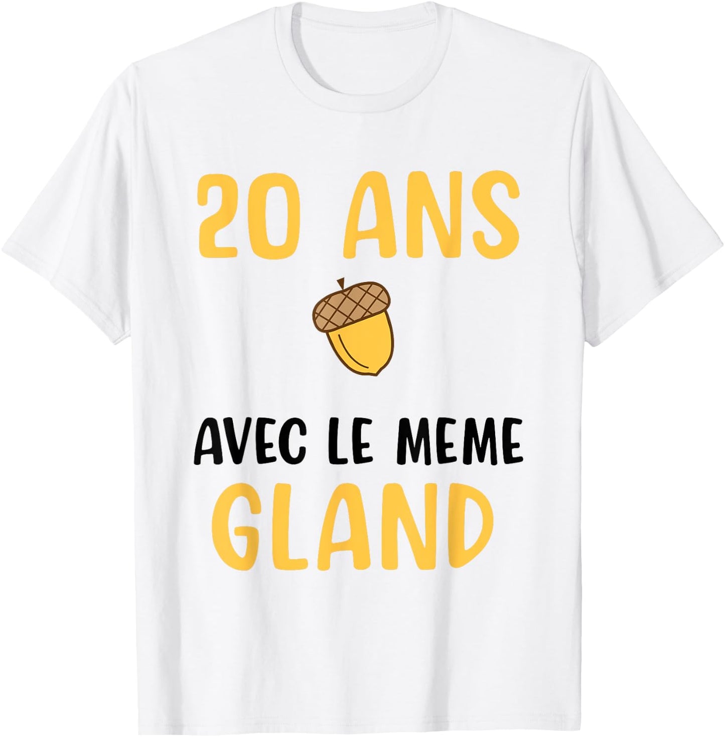 Couple Wedding Anniversary 20 Years Funny Gift Funny T-Shirt - T-Shirt | White