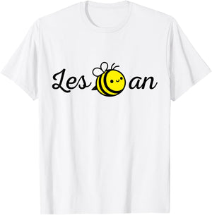 Les Bee An Funny Lesbian LGBTQ Pride T-Shirt - T-Shirt | White