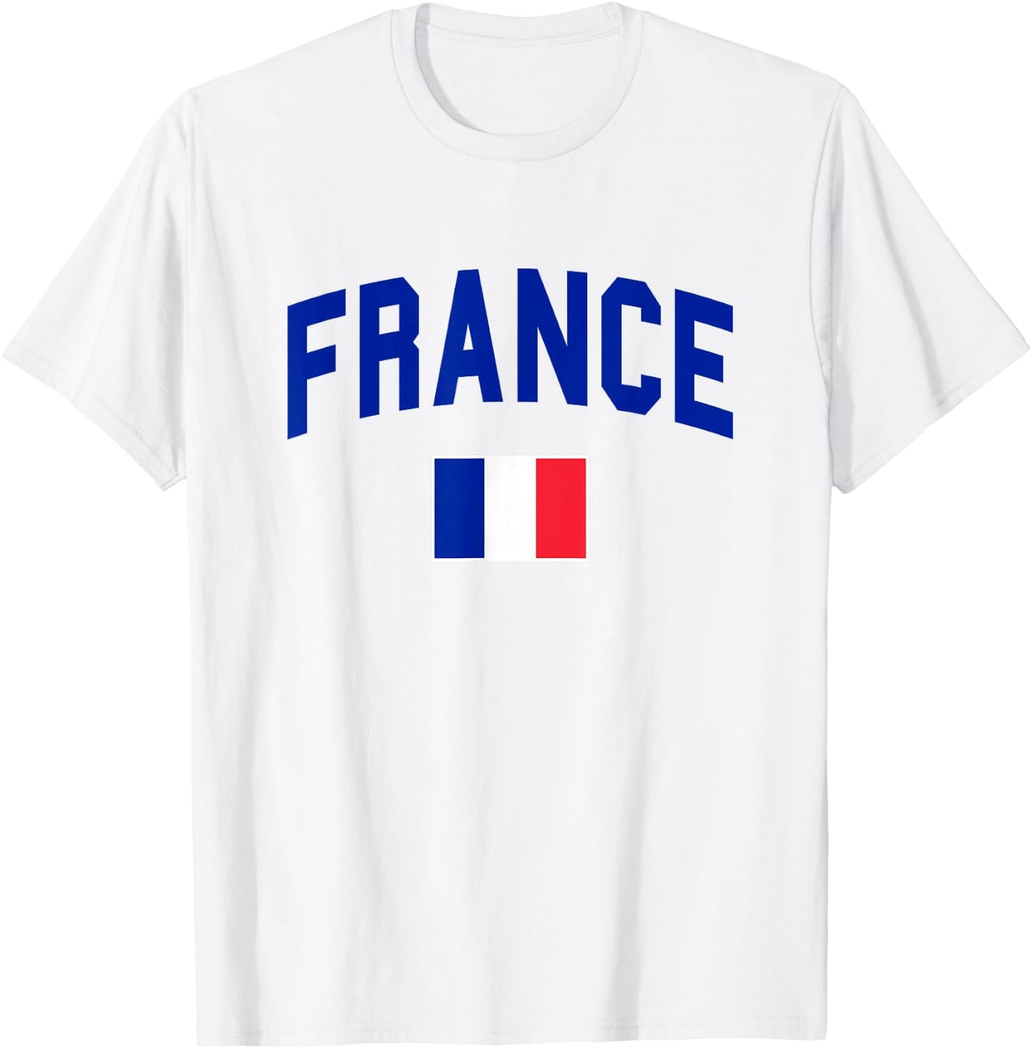France - Flag of France - Throwback Design - Classic T-Shirt - T-Shirt | White