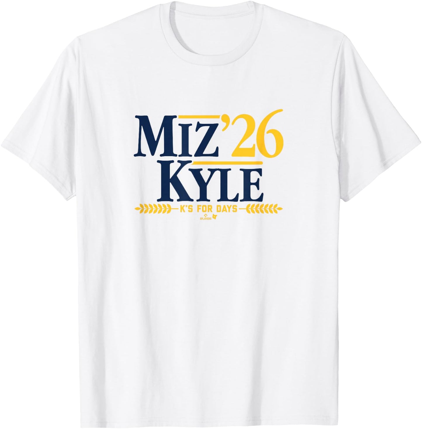 Misiorowski & Harrison - Miz-Kyle '26 - Milwaukee Baseball T-Shirt - T-Shirt | White