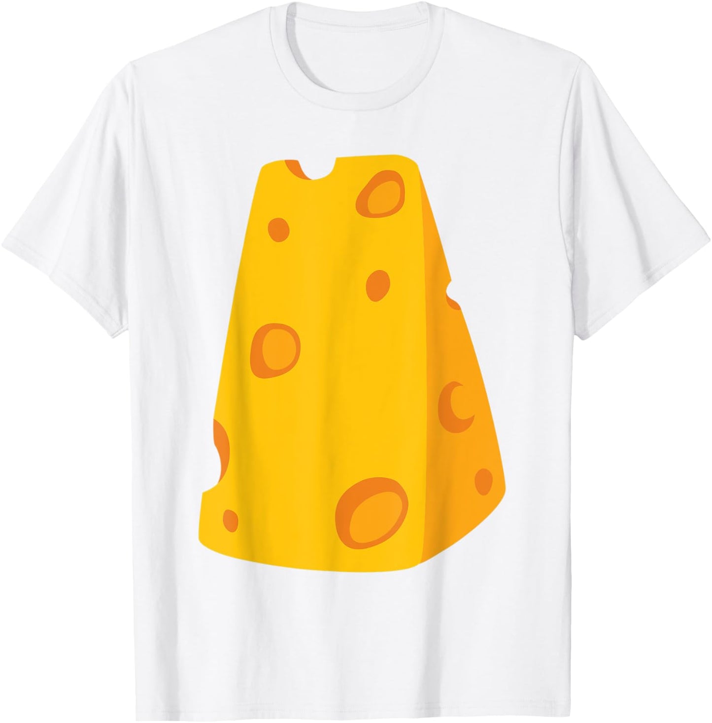 Men's Cheese Costume Cheese Costume Carnival Halloween Cheese , yellow T-Shirt - T-Shirt | White