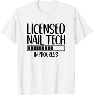 Nail Tech In Progress Future Nail Tech T-Shirt - T-Shirt | White
