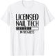 Nail Tech In Progress Future Nail Tech T-Shirt - T-Shirt | White