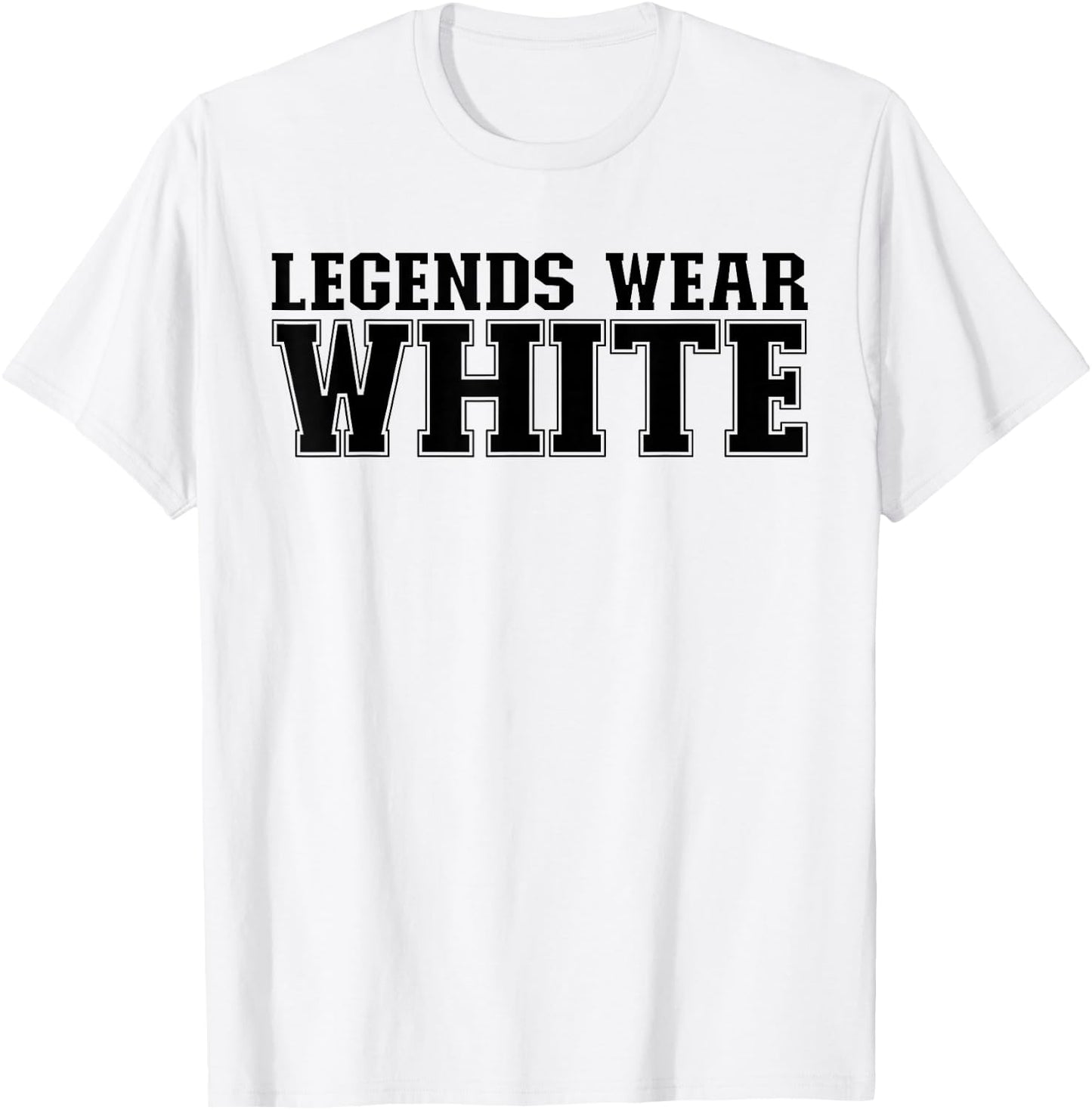 Legends Wear White Spirit Wear Team Game Color War Funny T-Shirt - T-Shirt | White