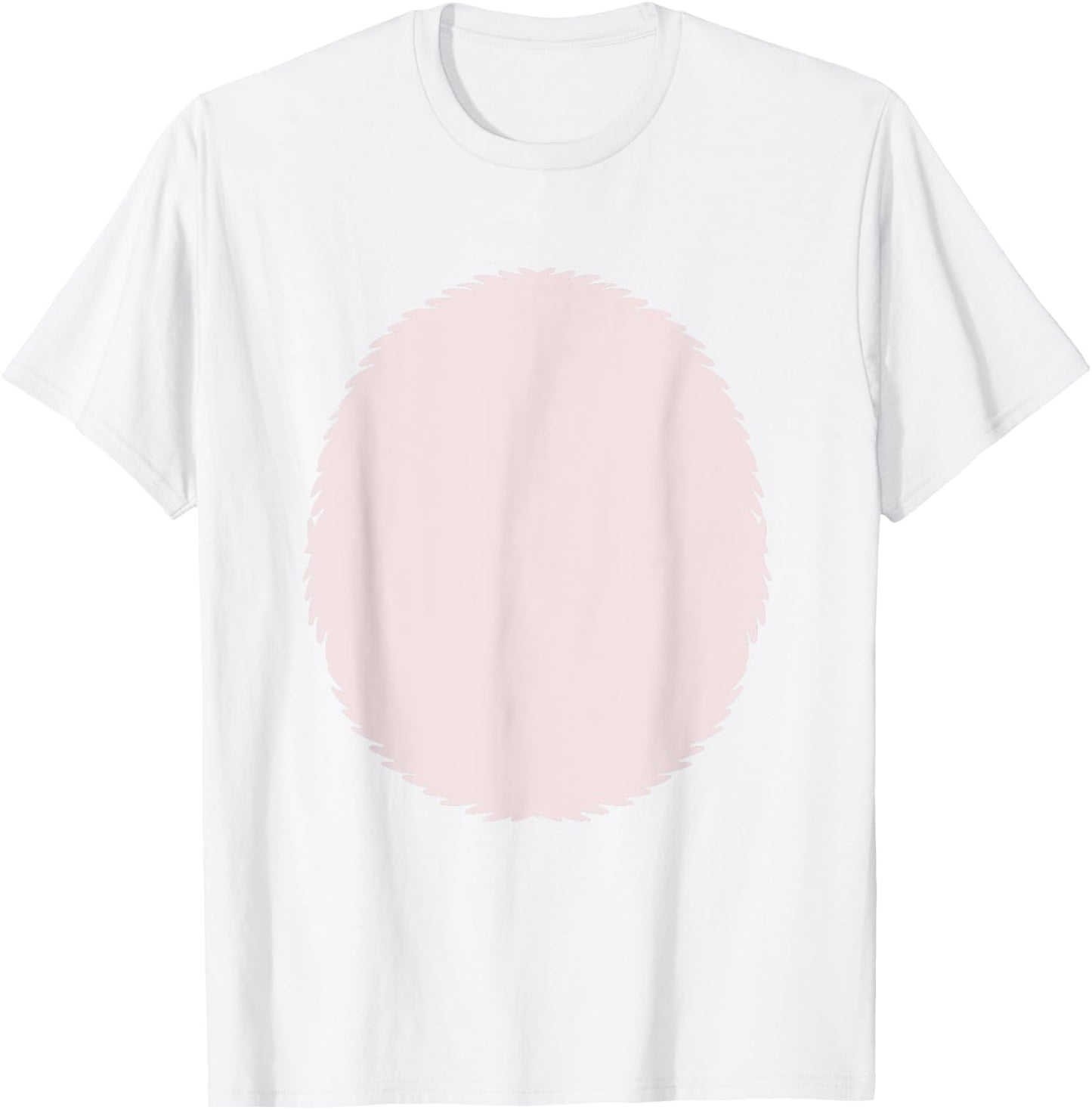 pig costume apparel Pig Belly Pink Fur Barnyard Animal Piggy T-Shirt - T-Shirt | White