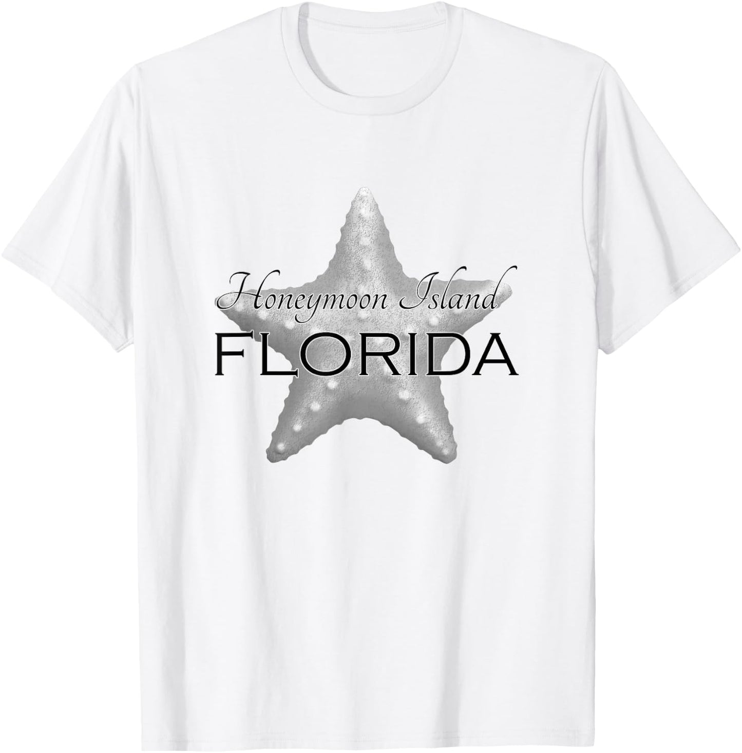 Honeymoon Island Florida Starfish Coastal T-Shirt - T-Shirt | White