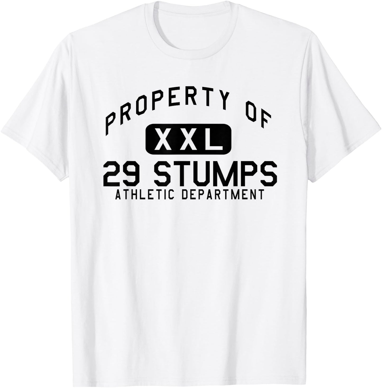 Property of 29 Stumps Athletic Department Twentynine Palms T-Shirt - T-Shirt | White