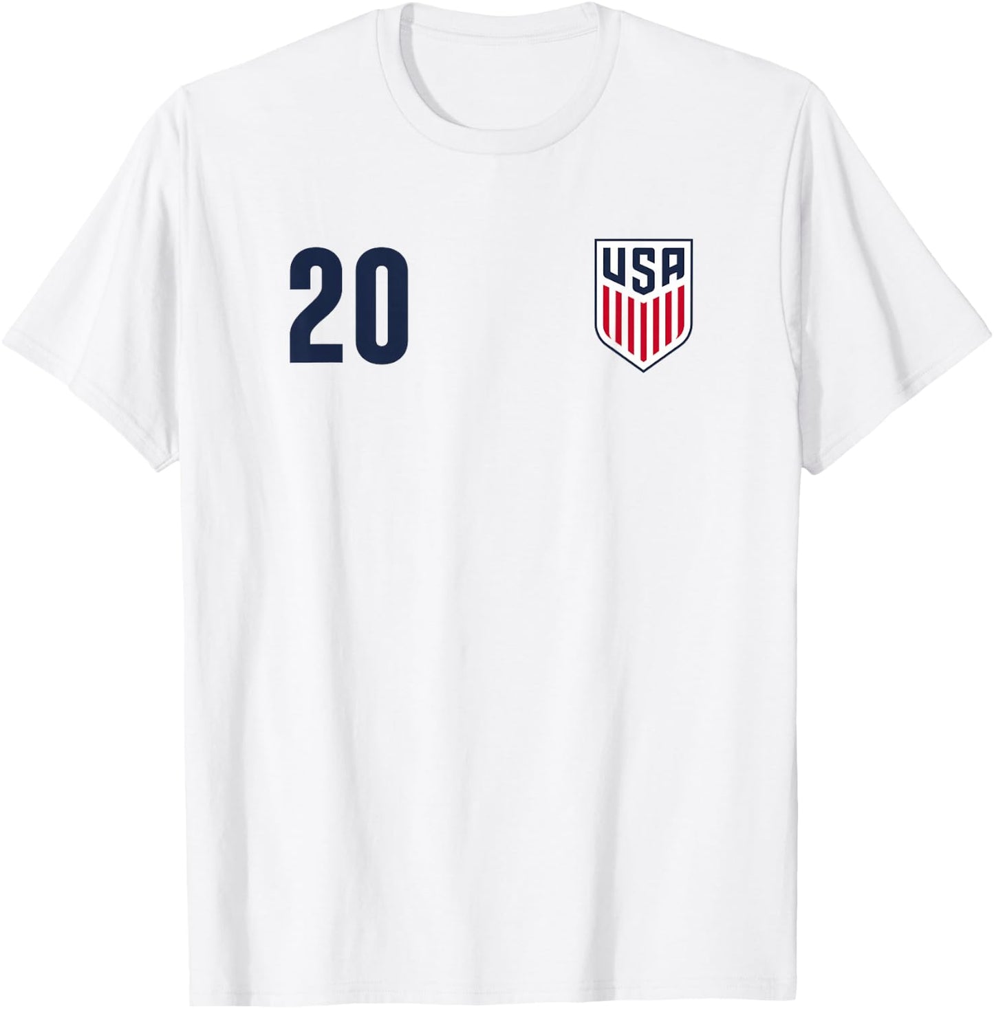 Officially Licensed US Soccer Folarin Balogun, Legacy #20 T-Shirt - T-Shirt | White