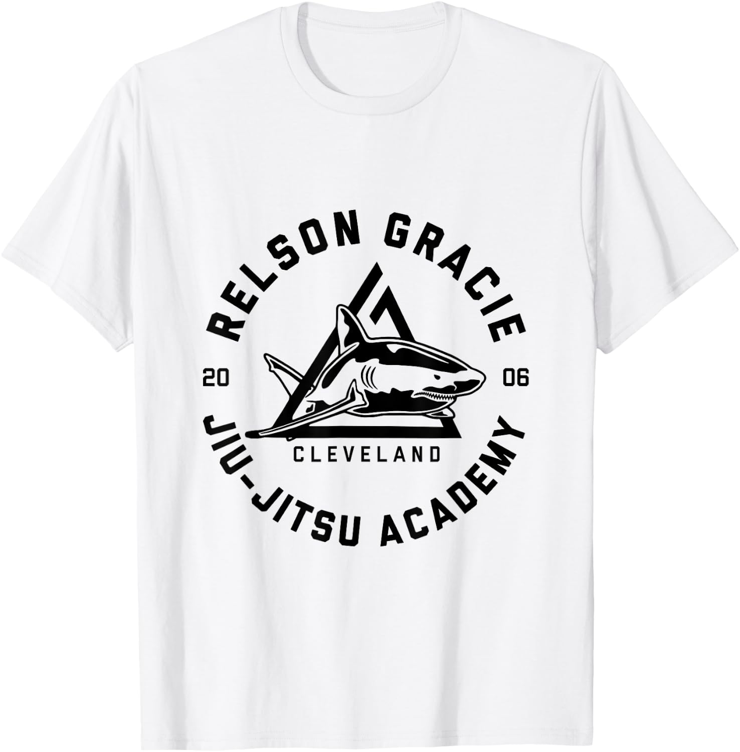 Relson Gracie Cleveland Jiu-Jitsu T-Shirt - T-Shirt | White