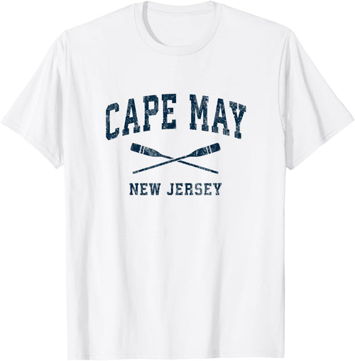 Cape May New Jersey Vintage Nautical Paddles Sports Oars