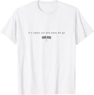 Leuchtet aus, F1-Design T-Shirt - T-Shirt | White