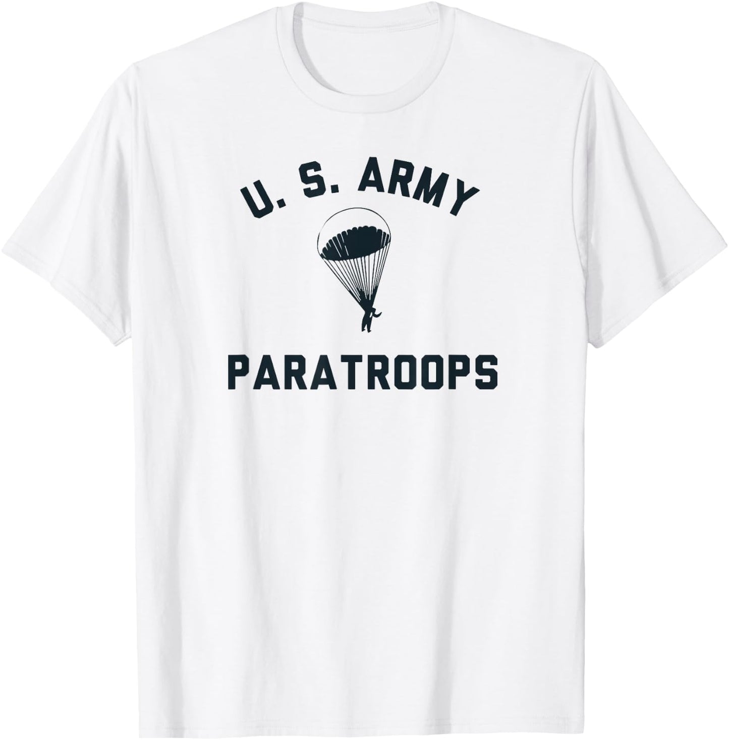 US Army Paratroops Paratrooper WW2 Vintage PT T-Shirt - T-Shirt | White