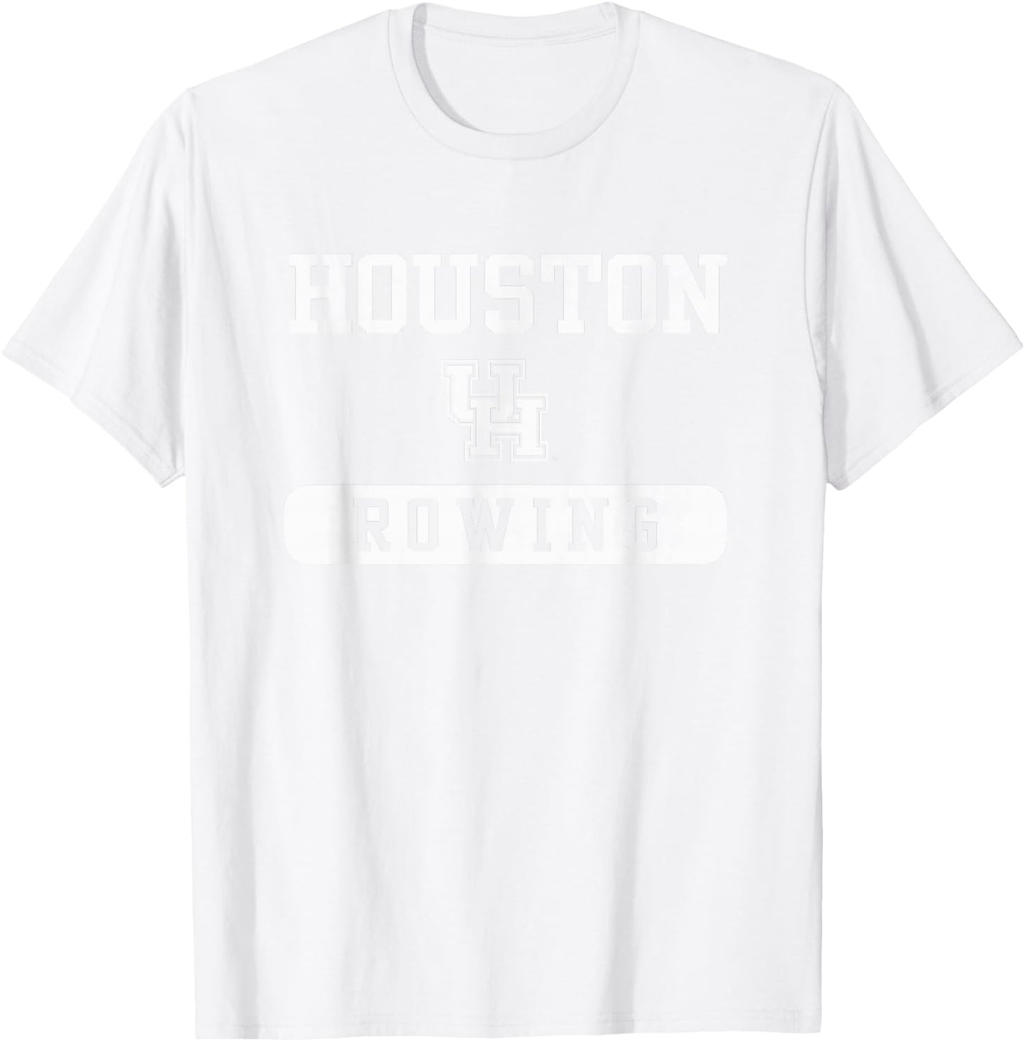 Houston Cougars Rowing Red Officially Licensed T-Shirt - T-Shirt | White