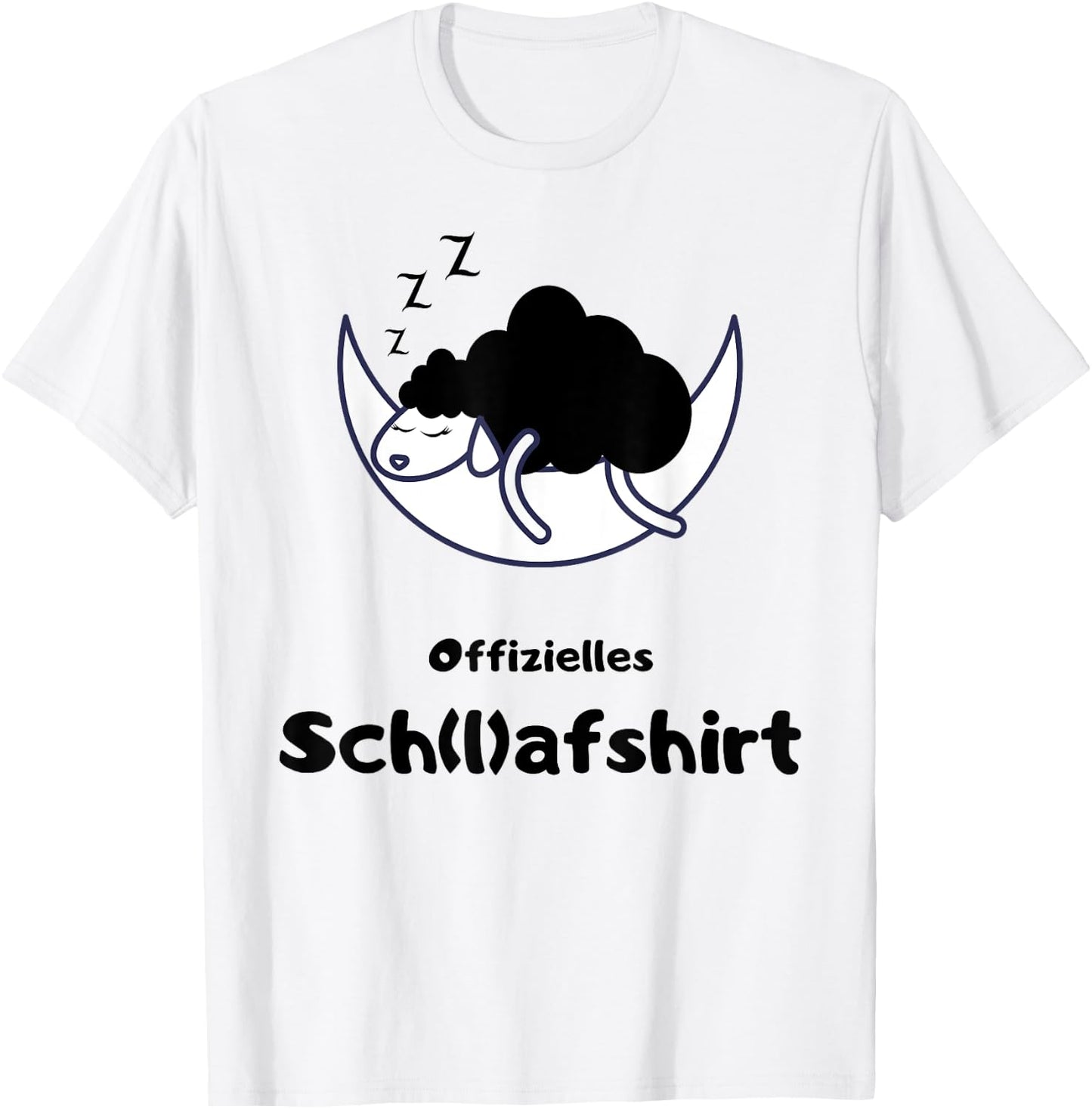 Sleep Shirt Sleep Shirt Nightdress Pyjamas T-Shirt - T-Shirt | White