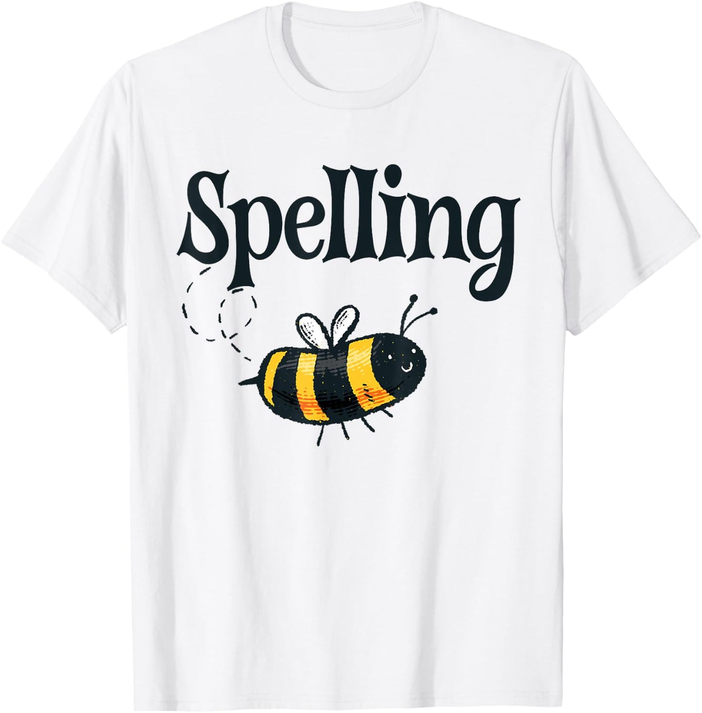 Spelling Bee Buzzing Bee Spelling Competition Spelling Bee T-Shirt - T-Shirt | White
