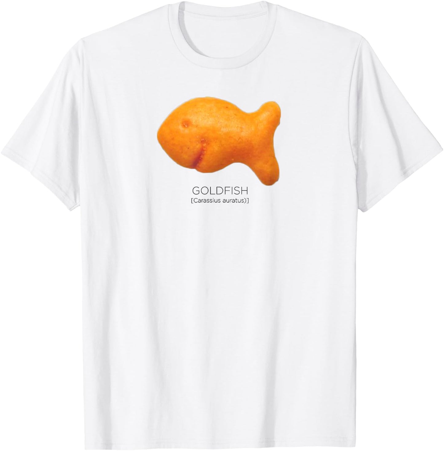 Scientific Goldfish Cracker T-Shirt - T-Shirt | White