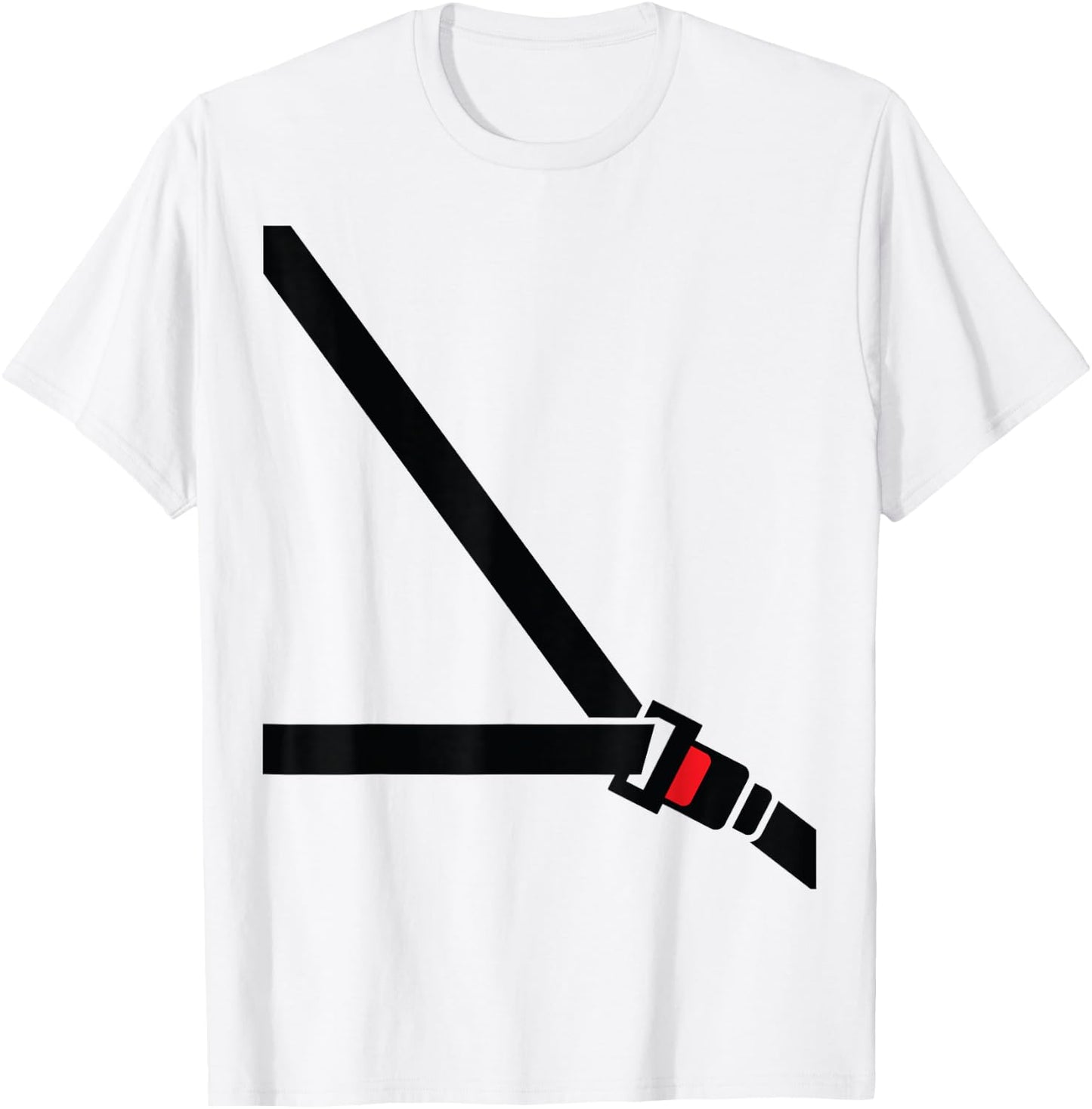 Sicherheitsgurt-Shirt – lustiges falsches Sicherheitsgurt- – Beifahrer T-Shirt - T-Shirt | White