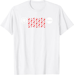 Jeep Candy Cane Grille T-Shirt - T-Shirt | White