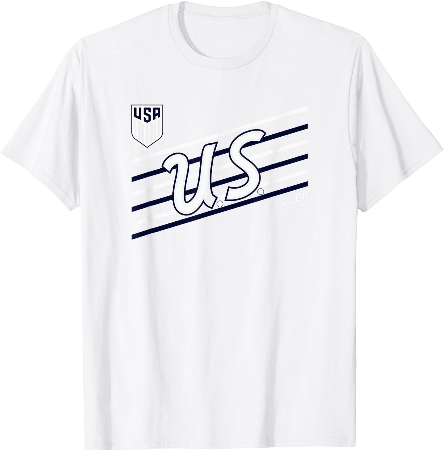 U.S. Soccer Retro Perform Red USMNT Officially Licensed T-Shirt - T-Shirt | White