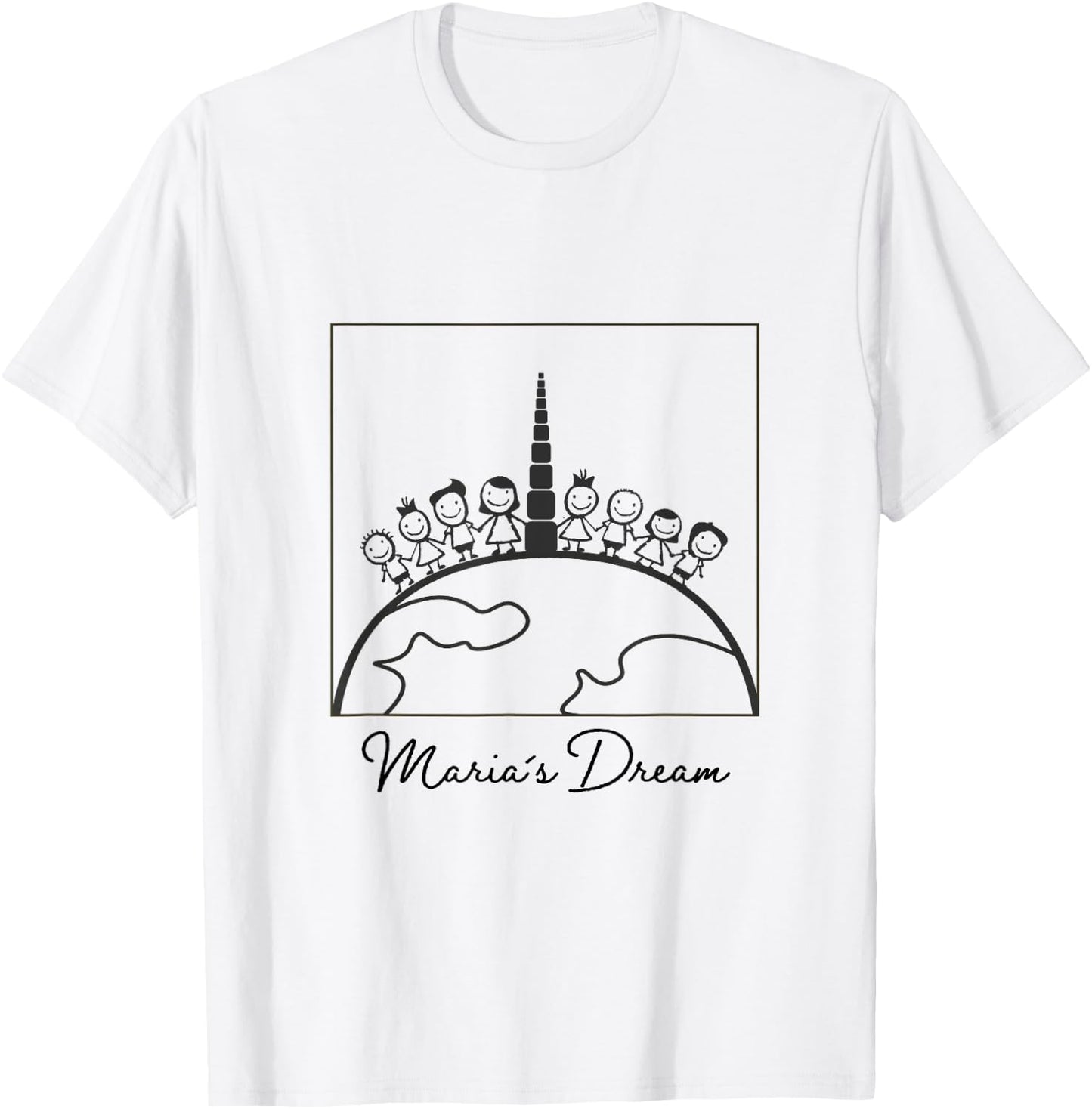 Maria Montessori's Dream T-Shirt - T-Shirt | White