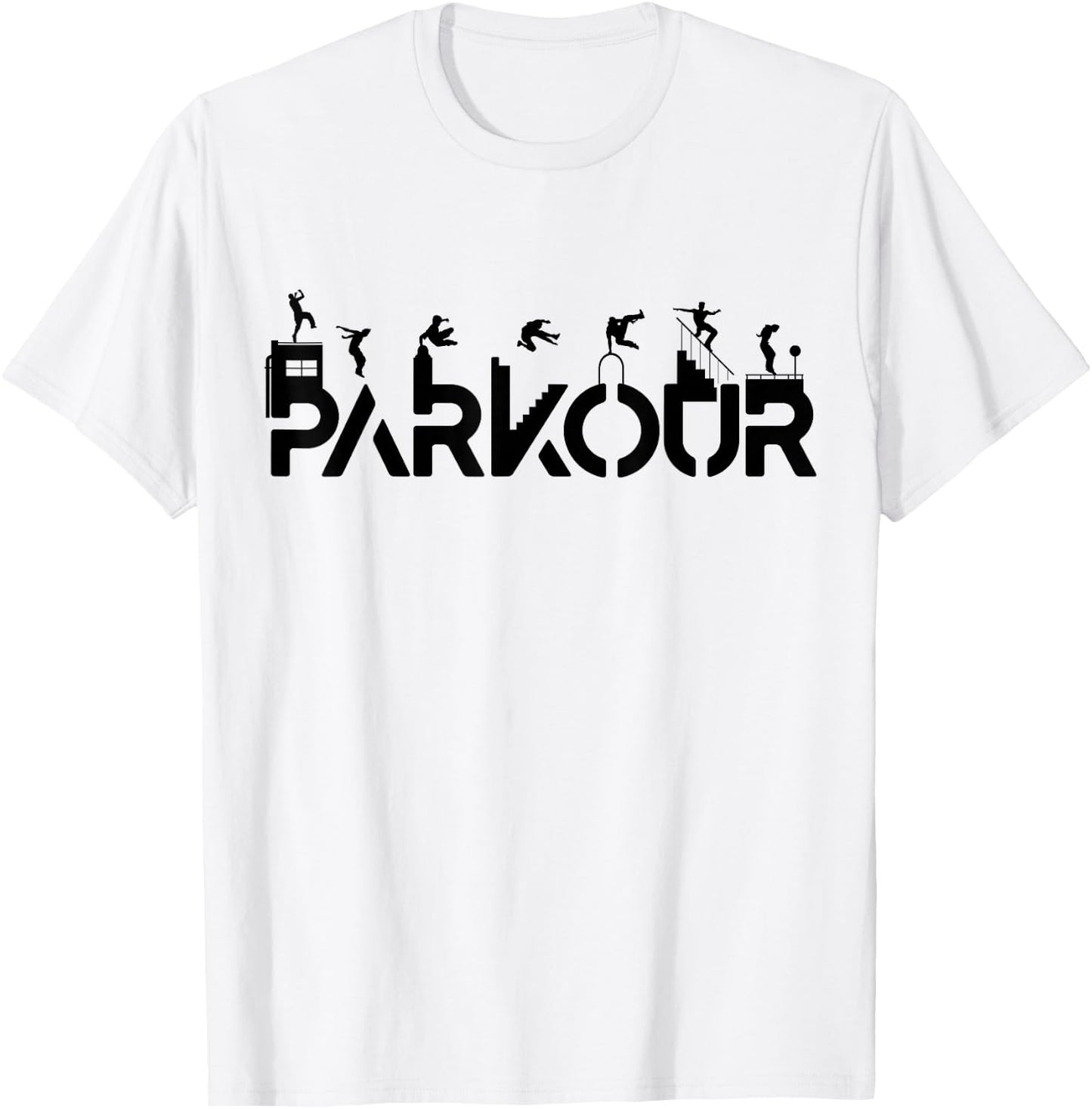 Freerunning Shirt for Parkour Runner | Parkour T-Shirt - T-Shirt | White