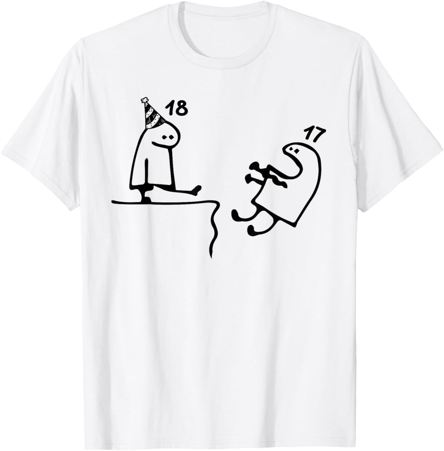 Adult 18th Birthday Party Funny for 18 Years Old Teens T-Shirt - T-Shirt | White