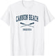 Cannon Beach Oregon Vintage Nautical Paddles Sports Oars T-Shirt - T-Shirt | White