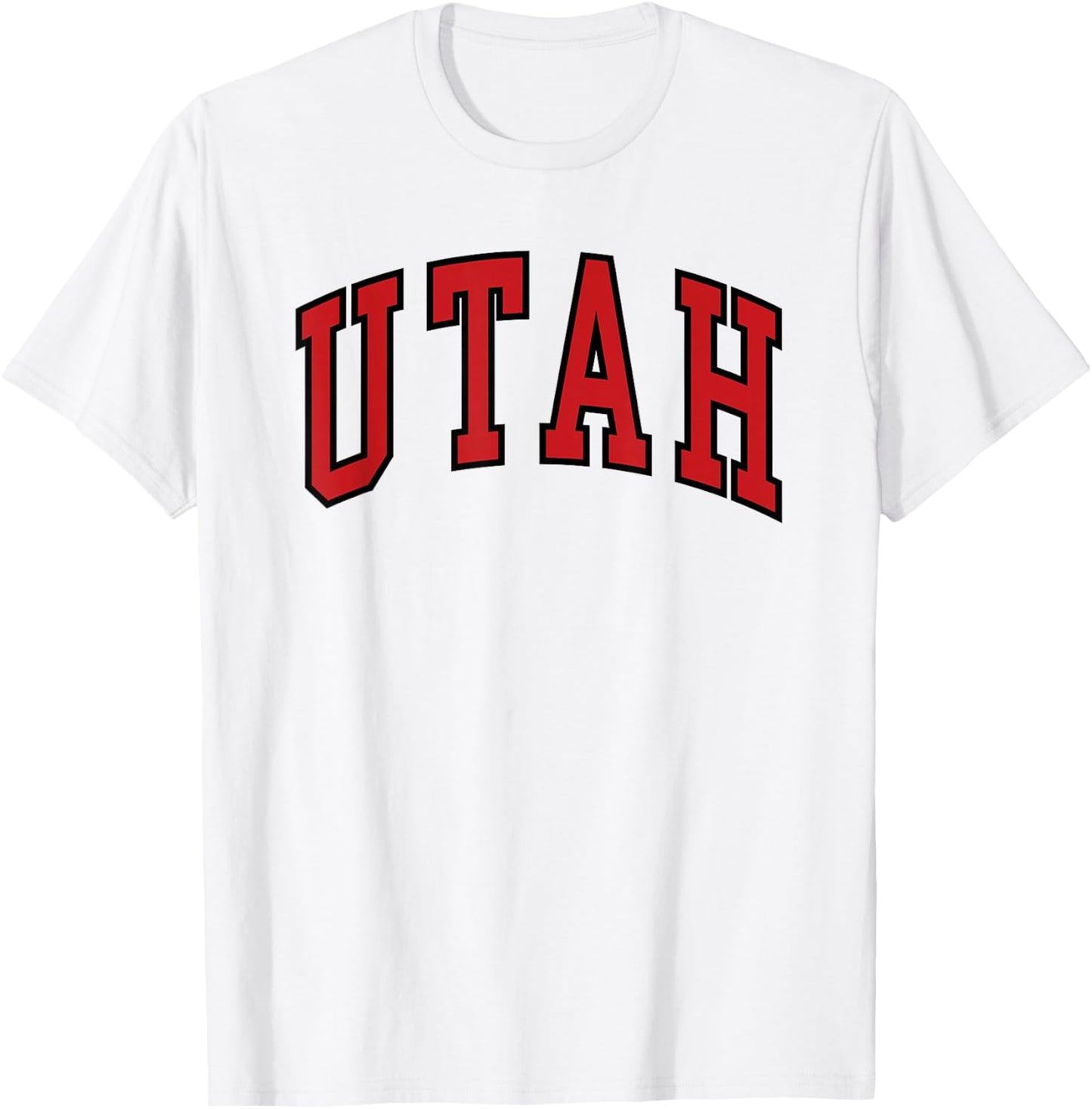 Vintage Utah Men Utah Women Retro UT Red Gray Black Gift T-Shirt - T-Shirt | White