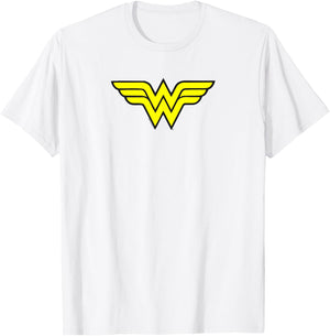 Wonder Woman Classic W Logo T-Shirt - T-Shirt | White