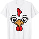 Chicken Face T-Shirt - T-Shirt | White