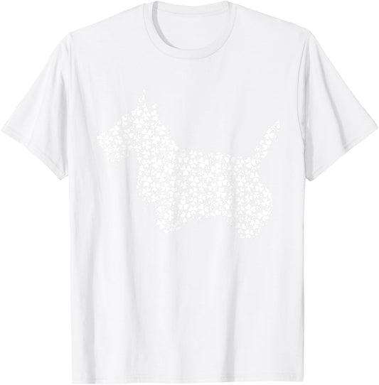 Scottish Terrier Dog Cute Shamrock St Patricks Day T-Shirt - T-Shirt | White