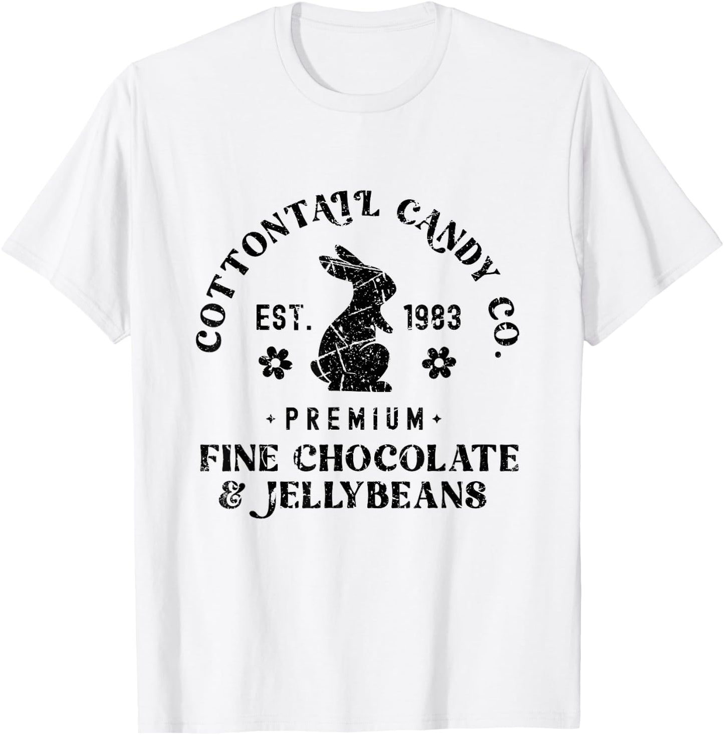 Cotton Tale Candy Co. Vintage Funny Springtime Easter T-Shirt - T-Shirt | White