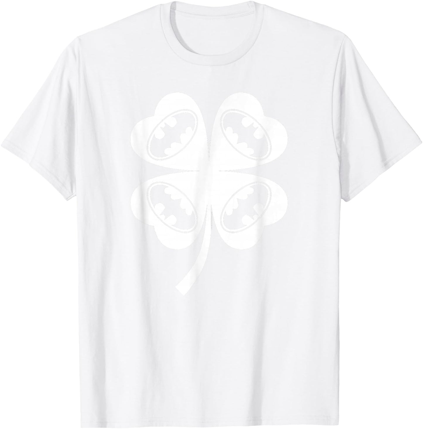 Batman Bat Clover St. Patrick's Day T-Shirt - T-Shirt | White