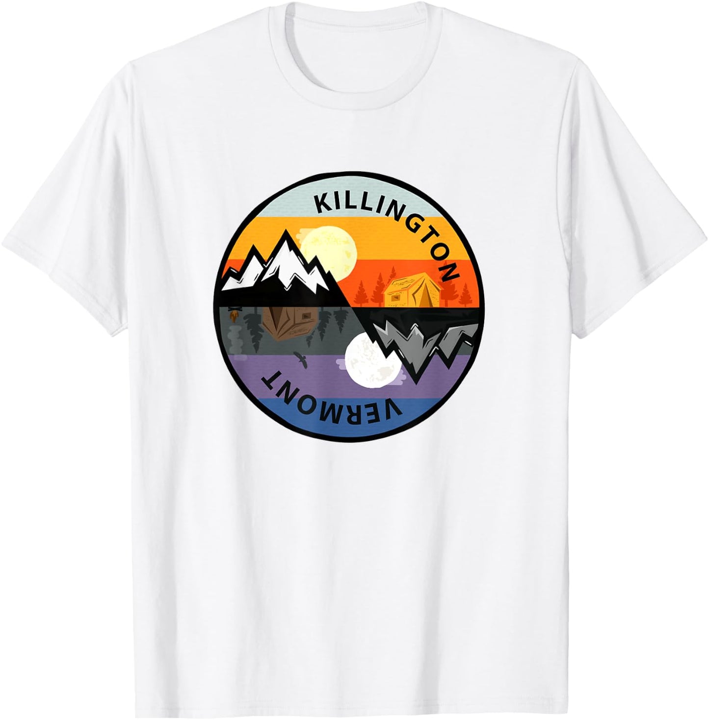 Retro Vintage Killington, Vermont Souvenir T-Shirt - T-Shirt | White