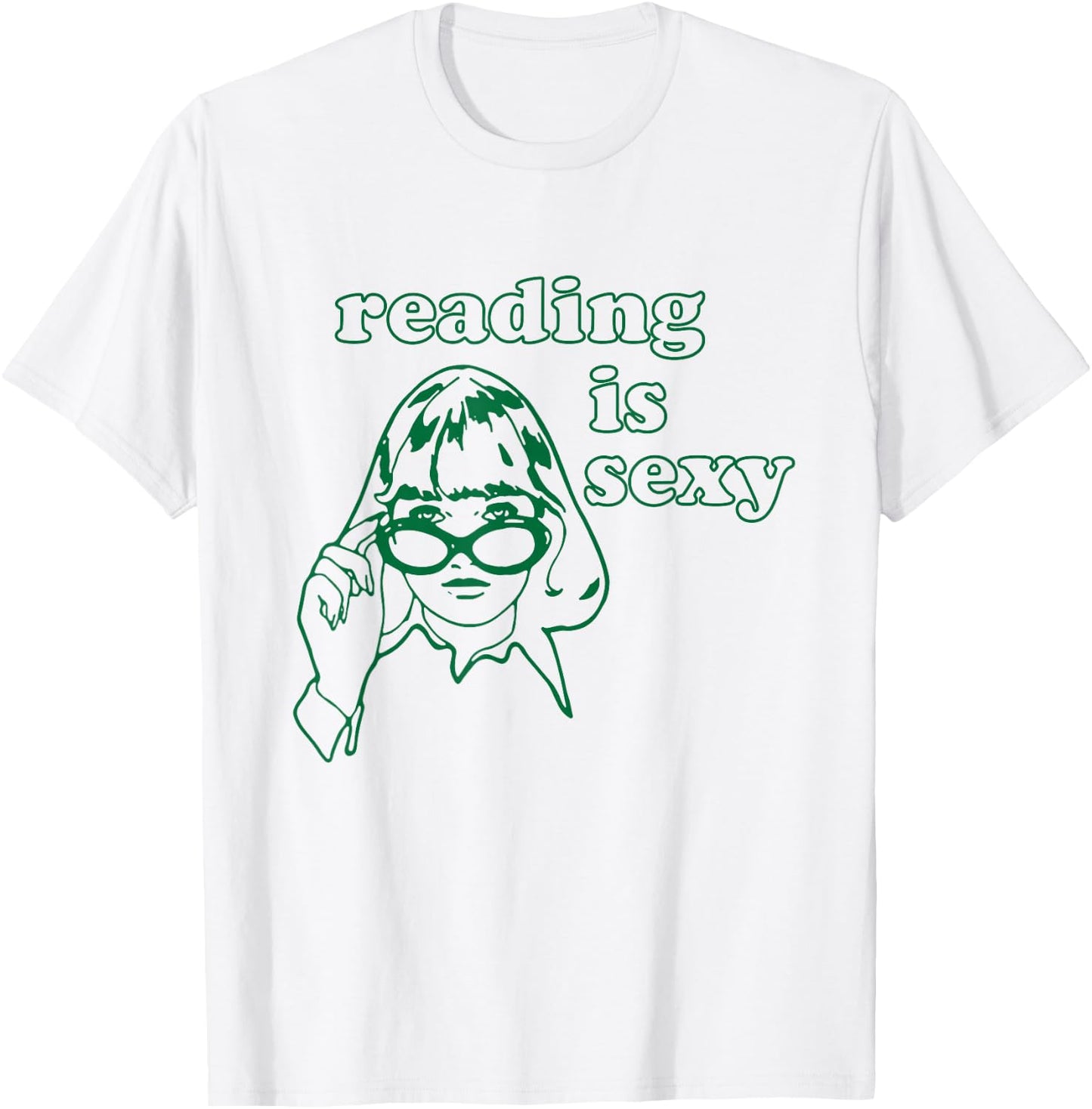 Reading is Sexy T-Shirt - T-Shirt | White