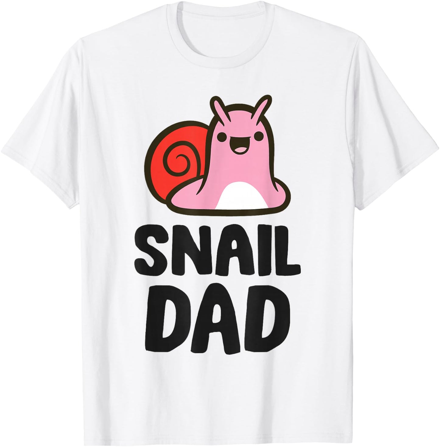 Snail Dad Funny Snail Owner Papa T-Shirt - T-Shirt | White